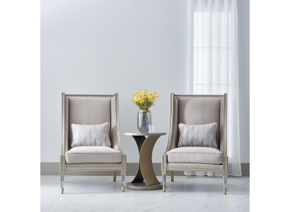 Armchair Single Seater Royal Chair Throne Upholstery Lounge Decorative Chairs Sofa Hotel