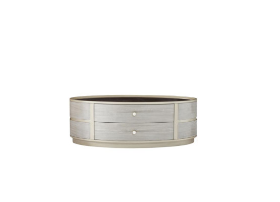 Oval coffee table luxury sofa side tables wooden table Dubai luxury hotel