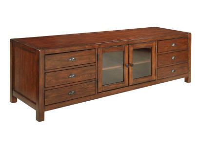 TV-cabinet Sideboard Wardrobe Chests of drawers Wood Low Board Shelf 196cm Living room