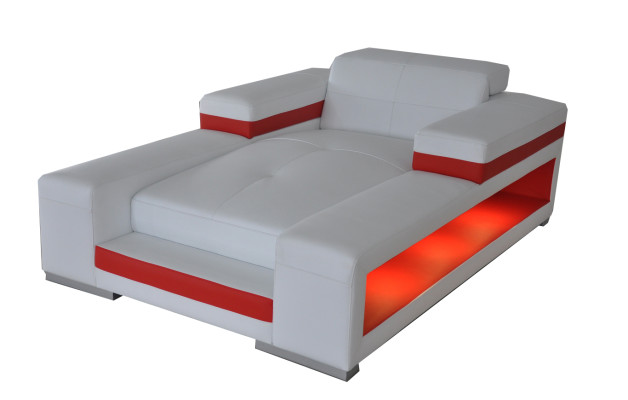 Modern Leather Comfort Loungers Recliner Chair Relax Lounger Chaise Longue Lounger