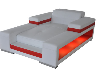Modern Leather Comfort Loungers Recliner Chair Relax Lounger Chaise Longue Lounger