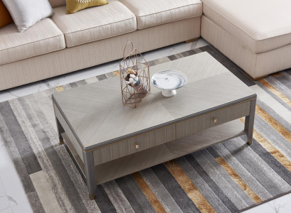 Luxury Coffee table Wood Living room Tables High quality Furniture side table