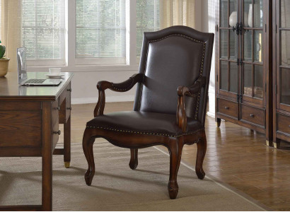 Office Armchair Luxury Chair Chef new Leather Designer Armchair Wood Office chair