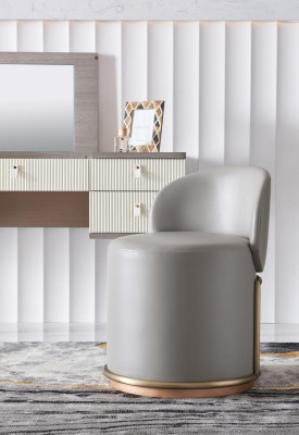 Luxury Armchair Stool Chair Lounge Club Designer Furniture Sleep Living