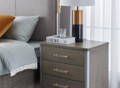 Luxury Furniture Bedroom Bedside table Consoles Side Tables Wood Hotel