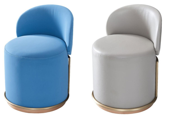Stool Design Upholstery Footstool Ottoman Seat Leather Chaise Lounge Pufa