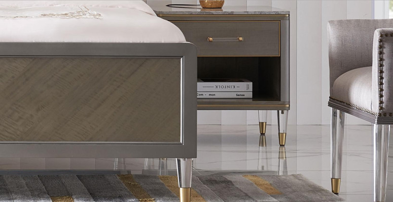Bedside table Luxury Wood Bedside tables Table Consoles Night Modern Style