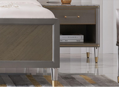 Bedside table Luxury Wood Bedside tables Table Consoles Night Modern Style