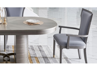 Chair Designer Set Seat Upholstery Luxury Furniture Leaning Chairs Wood Dining room