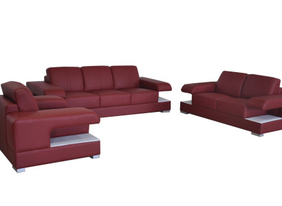 Leather sofa Couch Living landscape Suite Design Modern Sofa set 3+2+1 G8028D