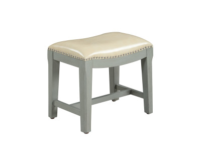 Stool Stool Side Stool Couch Leather Seat new Ottoman Footstool Upholstery