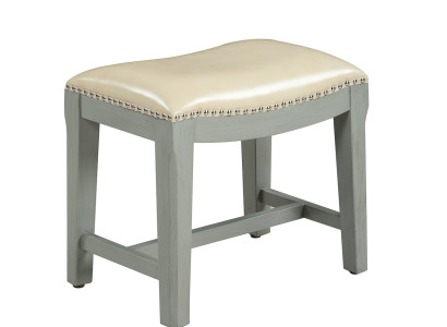 Stool Stool Side Stool Couch Leather Seat new Ottoman Footstool Upholstery