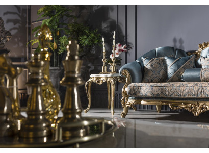 Side table Beige Living room Beautiful Wood Modern Design Furniture Luxury Table