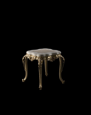 Side table Beige Living room Beautiful Wood Modern Design Furniture Luxury Table