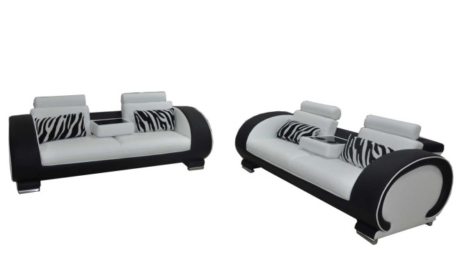 Discover timeless elegance. Modern 3+3 sofa set for stylish living spaces