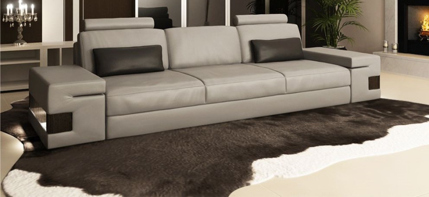 Big Sofas Couches Textile 3 Seat Sofa Couch Polser Seat Three Seater Luxury new