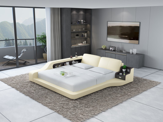 Designer Bed Upholstered bed Luxury bed Double bed Marriage bed Beds with USB LB8841 new