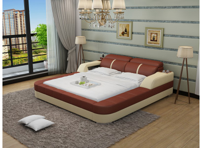 Luxury Leather Bed Design Upholstery Beds Double Modern Marriage 140/160/180 LB8823