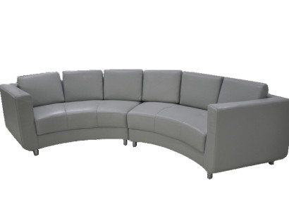 Round Sofa Living Furniture Leather Sofas Couches Upholstery Seat Round Landscape Corner new