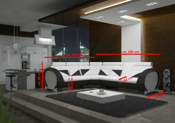 Corner sofa Corner sofa DESIGN *Choice of color * SOFA Leather COUCH LEATHER SOFA LEATHER SET