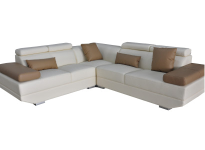 Leather sofa couch living landscape corner suite modern design sofa decoration L-shape
