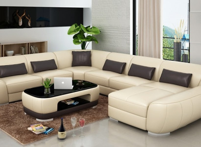 Stylish U-shape Corner sofa Modern design for maximum comfort for your living room