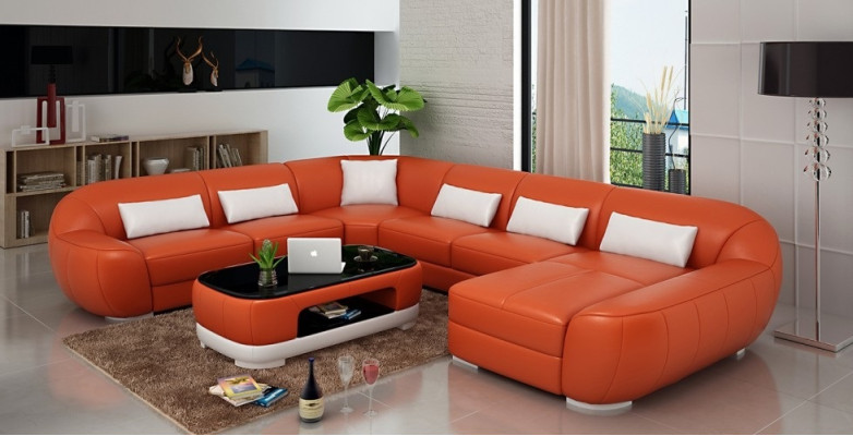 Stylish U-shape Corner sofa Modern design for maximum comfort for your living room
