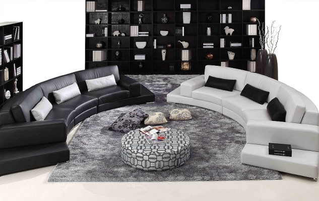 Leather sofa with USB Living landscape Corner sofa Eck Suite Design Modern Sofa A1130