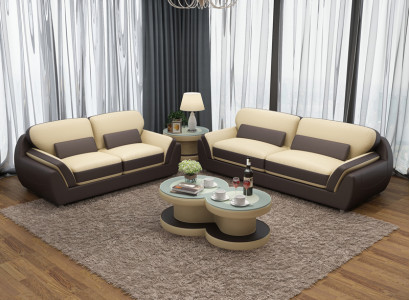 Leather sofa couch sofa set new 3+2 seater suite modern design sofa