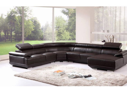 Living landscape Corner sofa Leather sofa with USB,Sofa Couch Upholstery Seat Corner Suite