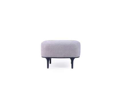 Designer Modern Gray Stool Living room Upholstery Textile Upholstered furniture