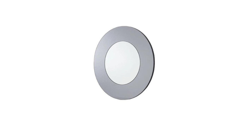 Round Mirror Modern Wall mirror Design Gray Living room new Furnishings
