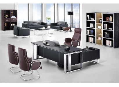 Corner desk work writing office designer table luxury class furniture