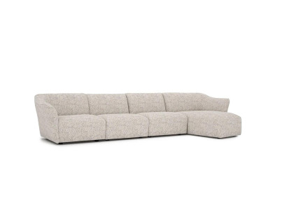 Living room Sofa L-shape Designer Corner Suite White Luxury Upholstered furniture