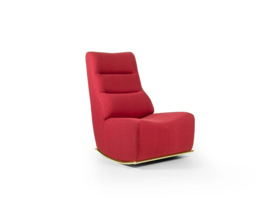 Luxury Red Armchair Living room Upholstery Seat Modern Seat Furniture Designer