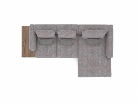 Living room Suite Corner sofa L-shape Gray Sofa Couch Designer Upholstered furniture