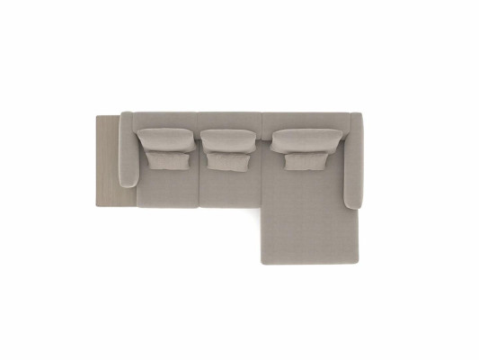 Designer Gray Sofa Couch L-shape Modern Corner sofa Upholstered furniture Living room