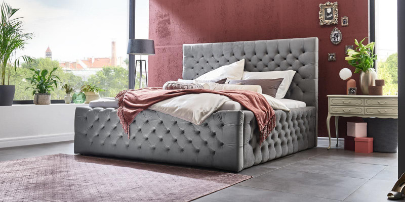Bedroom Hotel Bed frame 180x200cm new Modern Bed Design