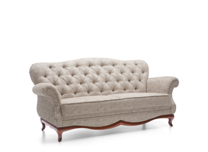Chesterfield Three Seater Couch Upholstery Furniture Textile Sofa Couches Fabric