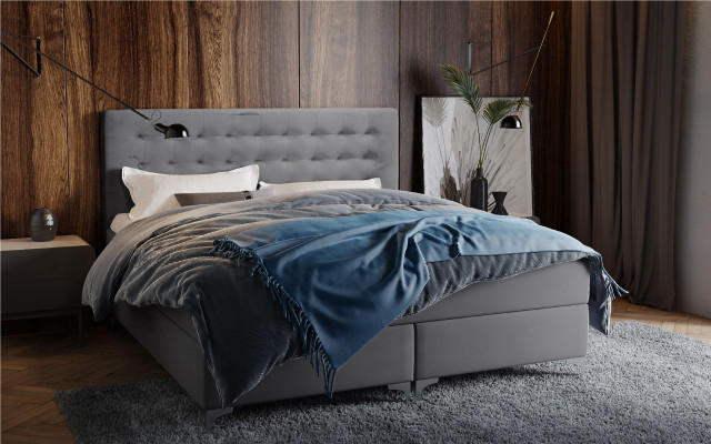 Bedroom Furniture Bed frame 180x200 Luxury Design Bed Double Beds Upholstery