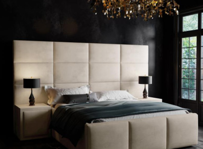 Double bed Bed Upholstery Beds Design Bedroom Furniture Furnishings 180x200cm