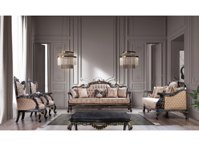 Luxury sofa set 3+3+1+1 seater classic set design sofa upholstery couch new