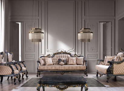 Luxury sofa set 3+3+1+1 seater classic set design sofa upholstery couch new