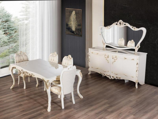 Sideboard Mirror Suite Ess Baroque Chests of drawers Wood Chest of drawers Wood Wardrobe new