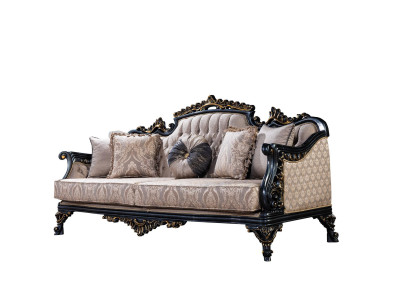 Sofa 3 Seater Chesterfield Three Seater Sofas Luxury Living room Baroque Style Couch