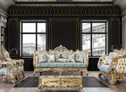 Sofa set 3+3+1+1 Seater Coffee table Sofa Armchair Sofas Fabric luxury set 5 pieces