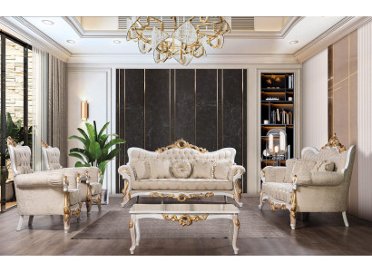 Sofa set 3311 Seat Set Design Sofa Upholstery Couches Classic Coffee table