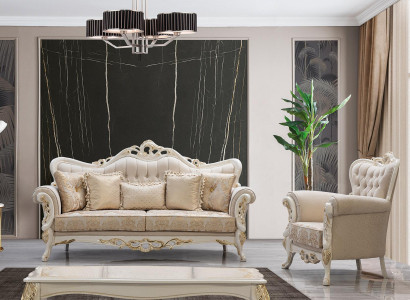 Sofa set 3+1 Seater Set Design Sofa Upholstery Couches Couch Classic r Luxury
