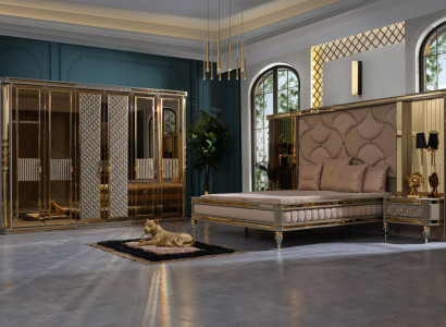 Luxurious bedroom set for sophisticated comfort