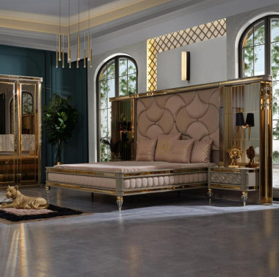 Luxurious bedroom set for sophisticated comfort
